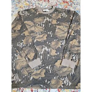 Vintage 90's Mossy Oak Full Foliage Camo Long Sleeve T-Shirt L/XL Single Stitch